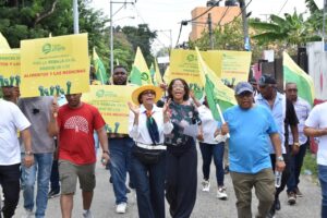 Frente Amplio protesta en SDN contra alto costo de vida