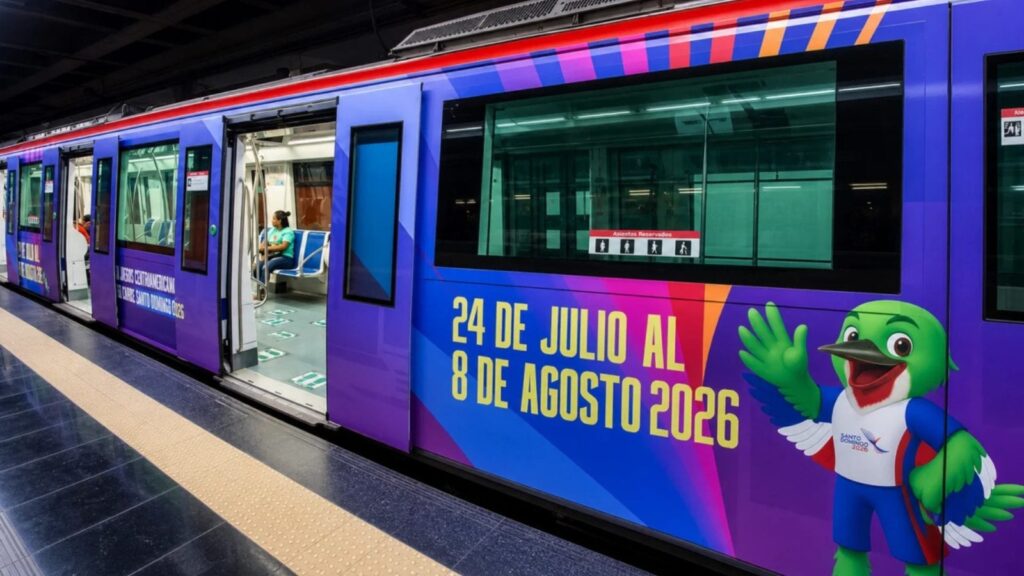 Metro de Santo Domingo no será gratuito para toda la población durante los XXV Juegos Centroamericanos y del Caribe Santo Domingo 2026,