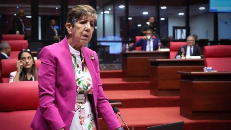 La senadora por Puerto Plata, Ginentte Bounigal