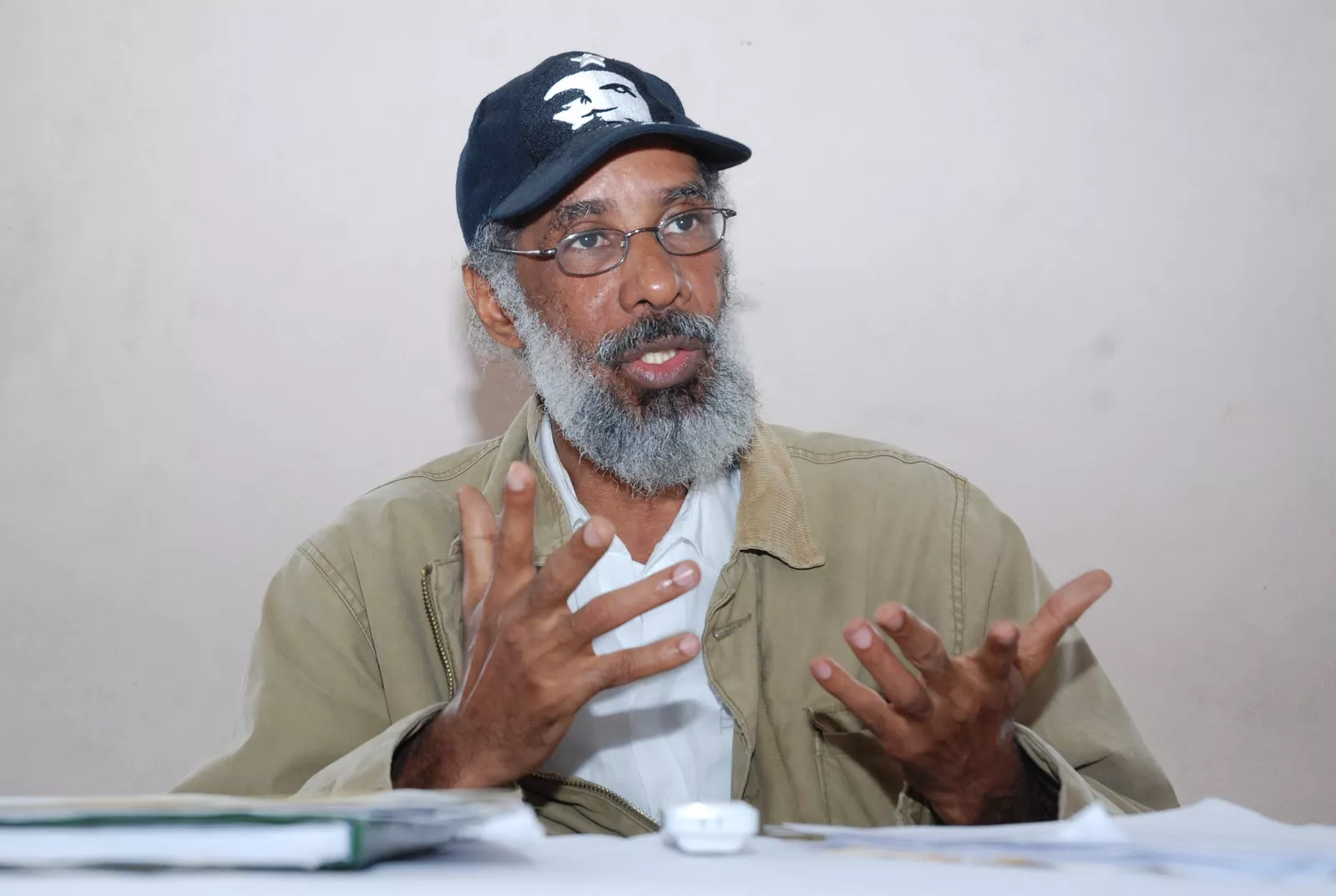 El presidente del Movimiento Rebelde (MR), Juan Hubieres