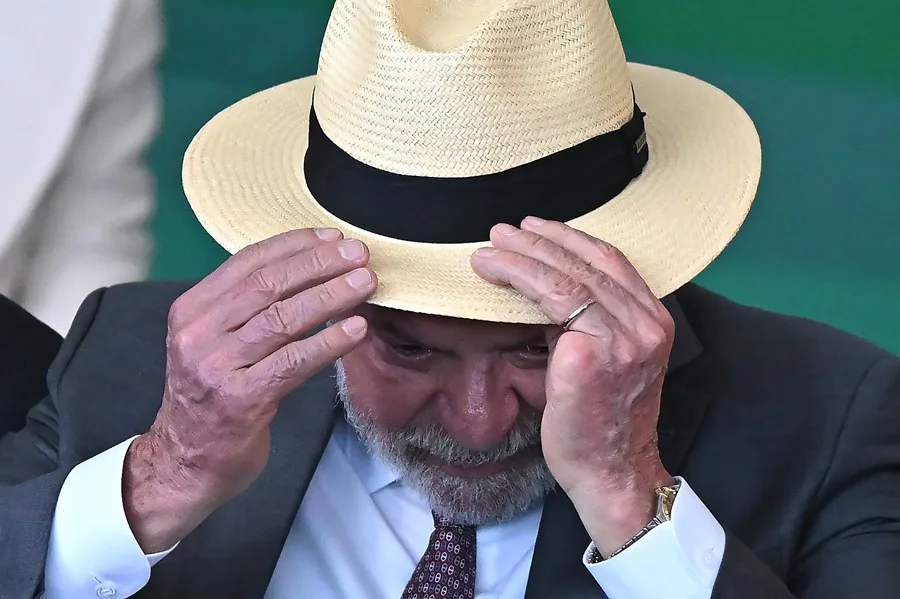 Fotografía del presidente de Brasil, Luiz Inácio Lula da Silva, en el Palacio de Planalto, en Brasilia (Brasil). EFE/ Andre Borges.