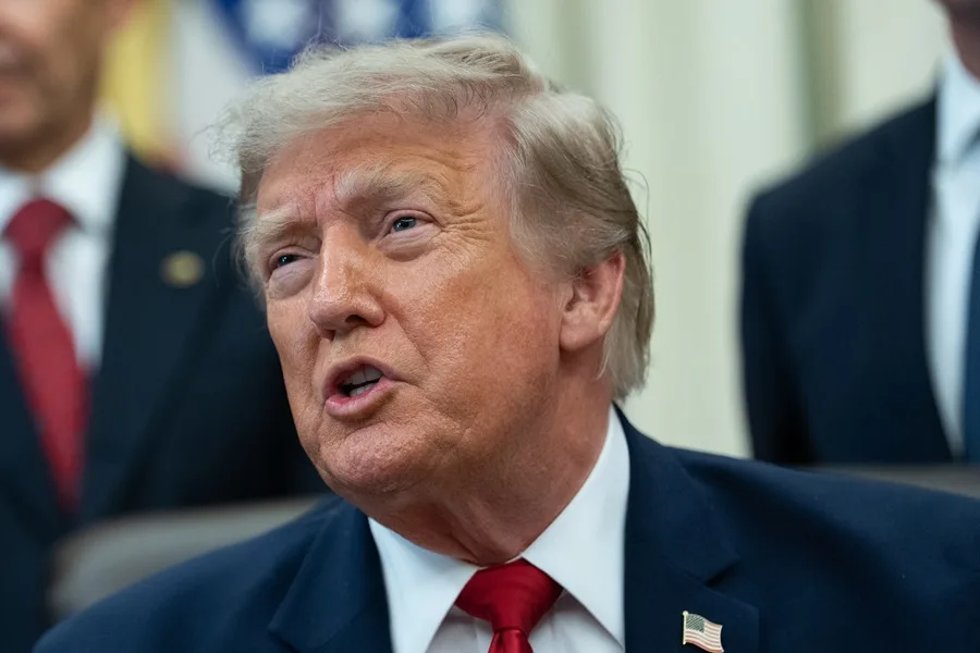 El presidente de EE.UU., Donald J Trump. EFE/EPA/Aaron Schwartz.
